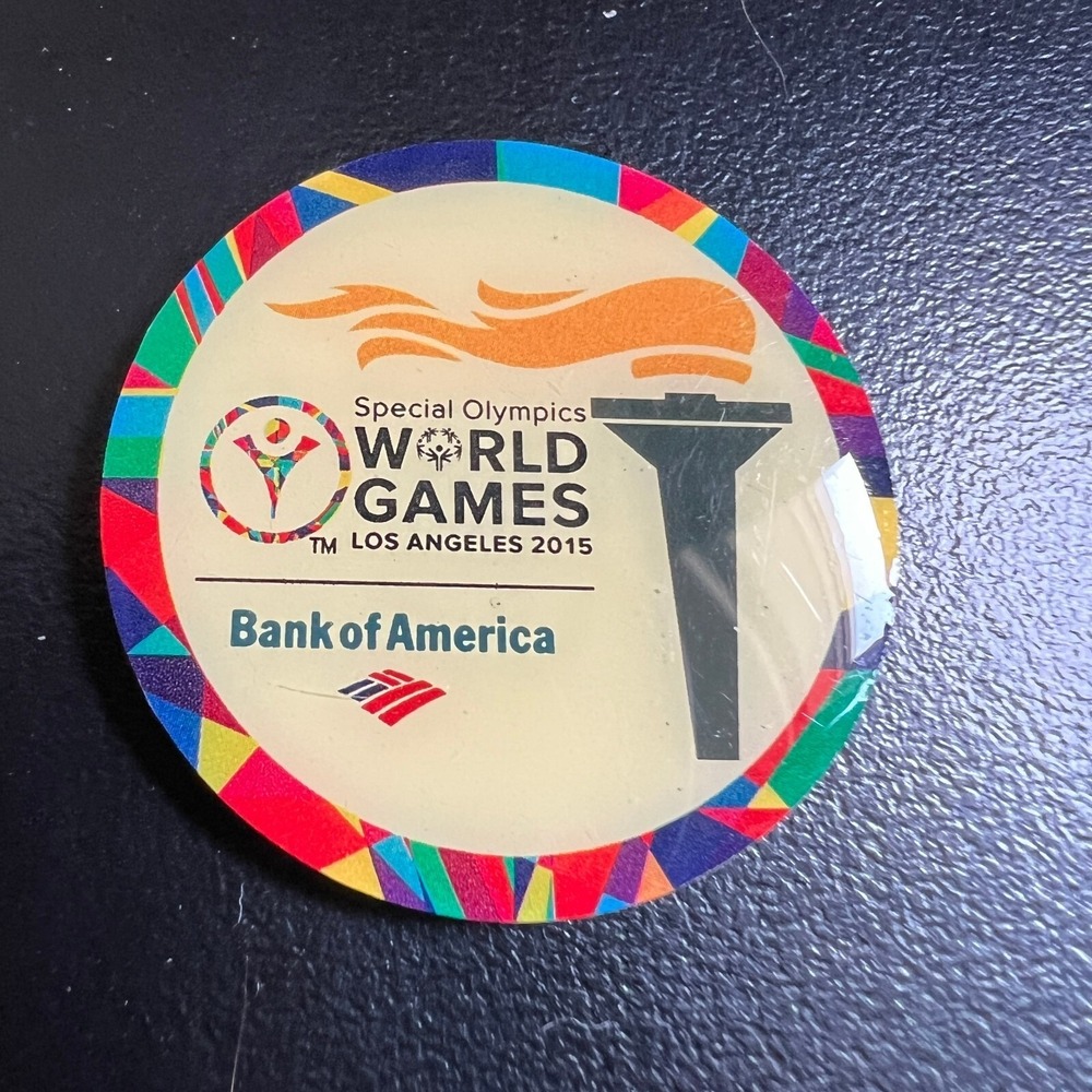 Special Olympics World Games Pin Los Angeles‎ 2015 Magnetic Lapel Hat Souvenir